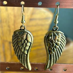 Angel wing earrings